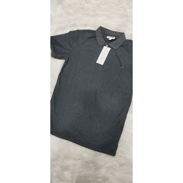 Áo tay ngắn có cổ thun cá sấu