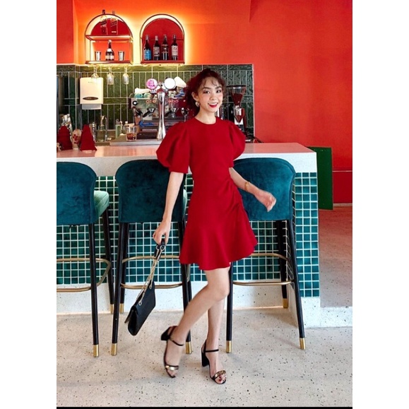 Đầm rút dây say phồng EDINI