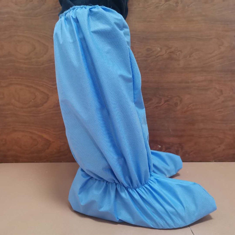 Isolation Shoe Cover Disposable Protective Shoe Cover Long Simple Booties Composite Non-Woven Short Isolation Shoe Cover