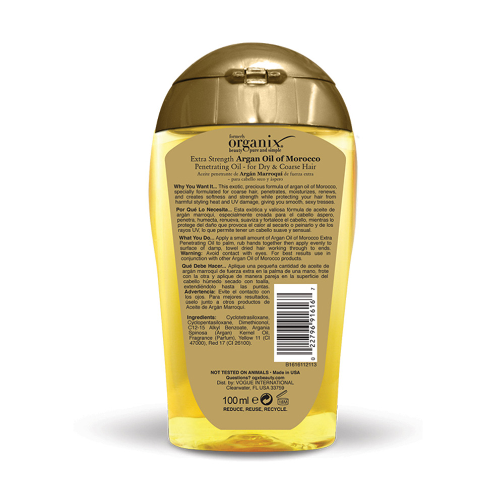 Dầu dưỡng tóc OGX Renewing Argan Oil Of Morocco Penetrating Oil 100ml của Mỹ