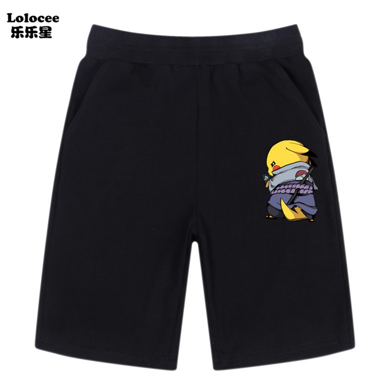 Quần Short Cotton Lưng Thun In Hoạt Hình Naruto Thời Trang Cho Bé Trai 2020