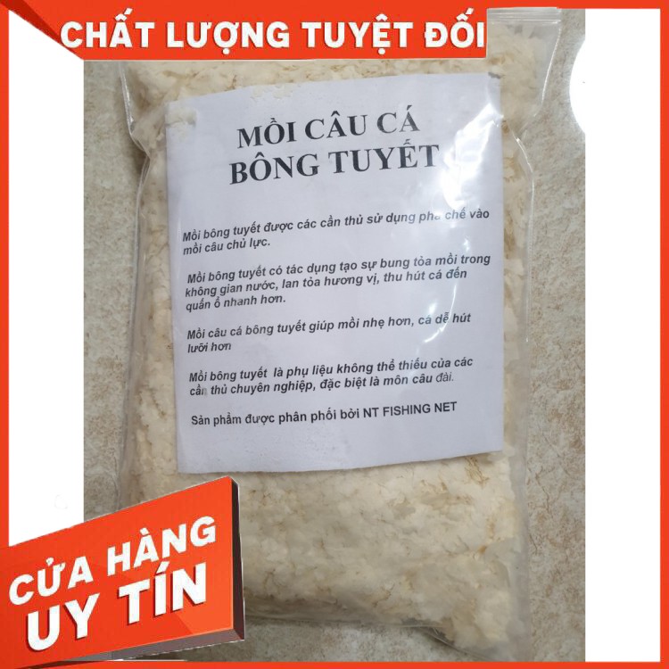 Mồi câu cá bông tuyết