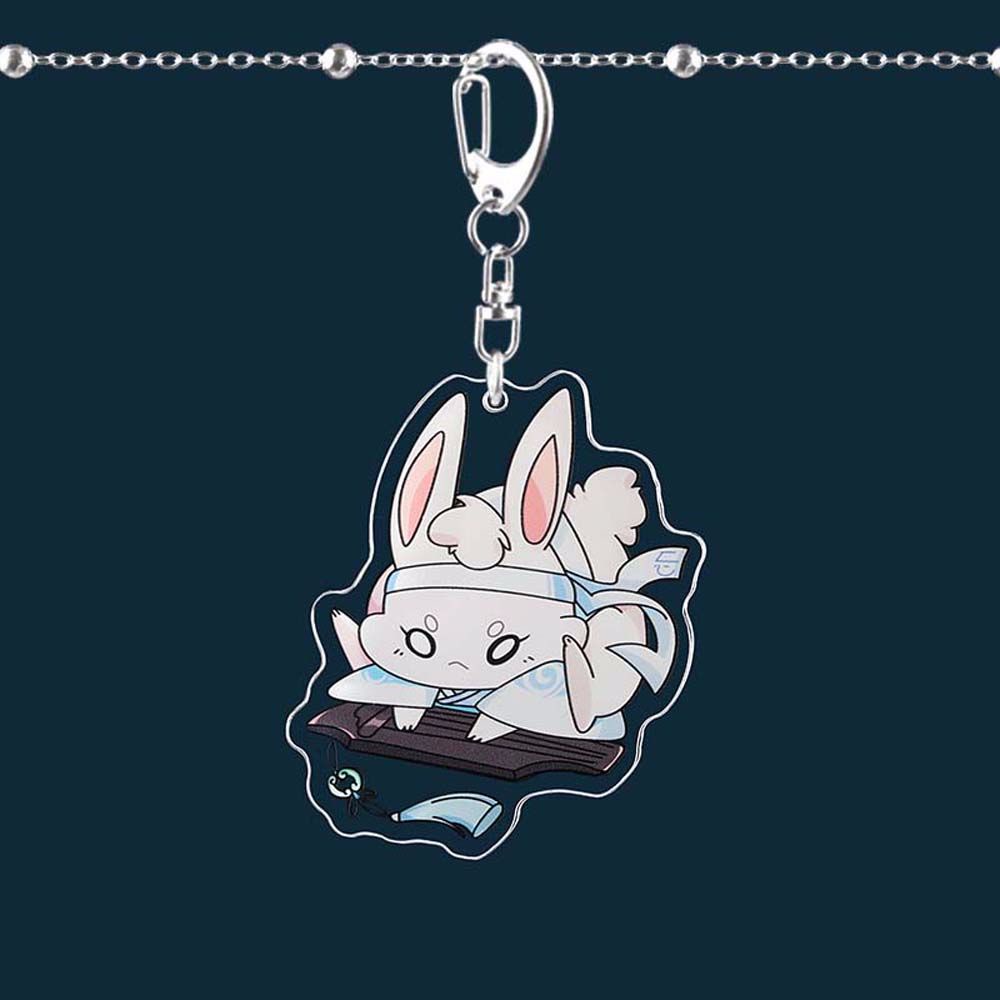 Móc Chìa Khóa acrylic Họa Tiết Hoạt Hình Demonic Wuxian Đáng Yêu