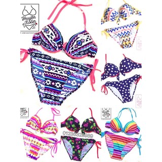 Bộ bơi bikini Thái Lan dáng basic có gọng
