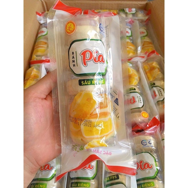 Bánh Pía Mini Nhân Sầu Riêng 100gr Gói 5 Bánh .