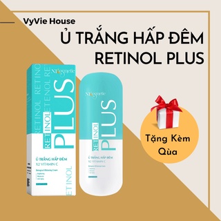 (TẶNG TTBC) Ủ TRẮNG HẤP ĐÊM RETINOL PLUS | Nâng tone da, kích trắng, cấp ẩm, làm mềm da
