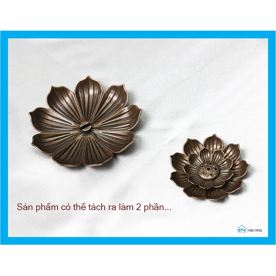 Lư xông trầm hương - Lư đốt trầm hình cánh hoa sen - Hiên Nhà | BigBuy360 - bigbuy360.vn