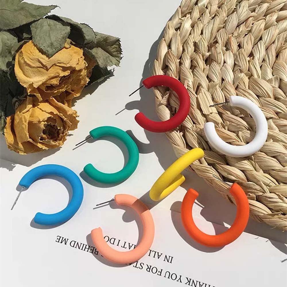 Khuyên Tai Nữ Hình Chữ C Đáng Yêu