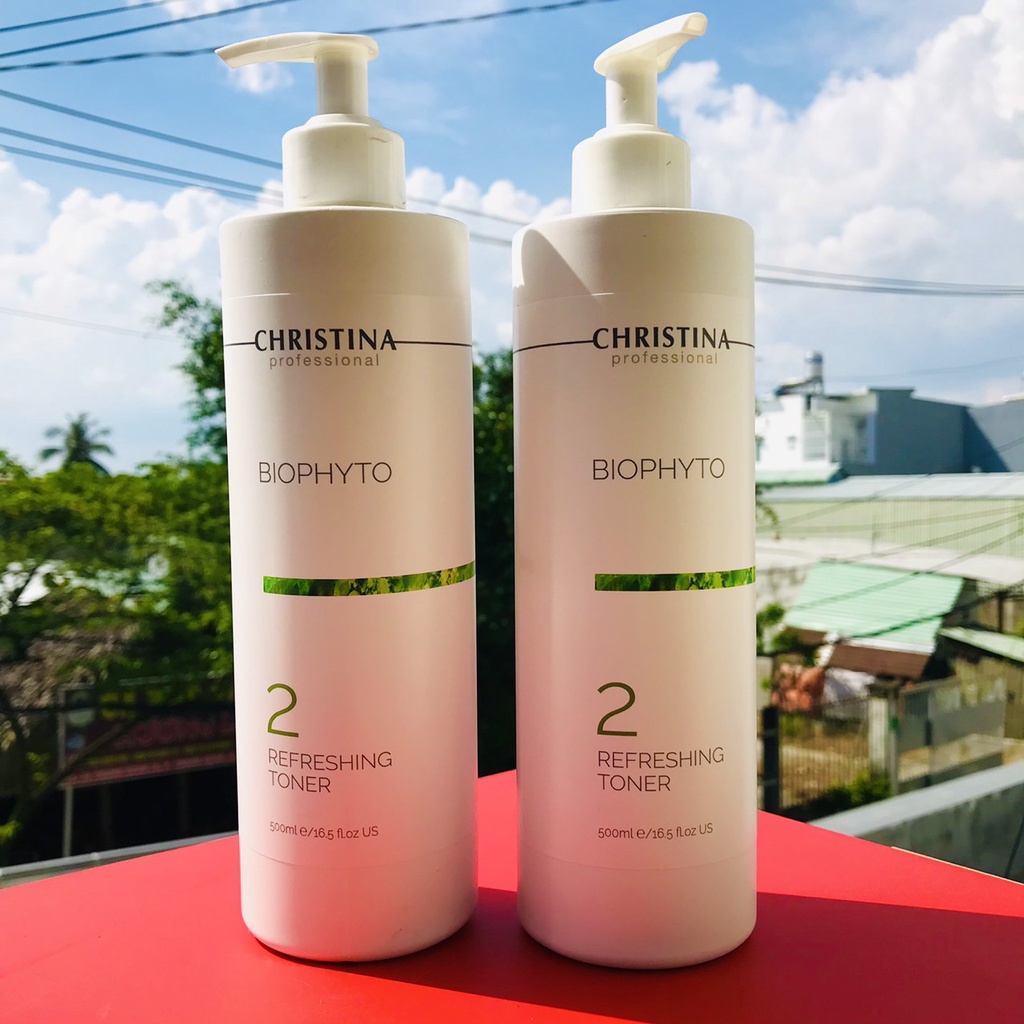 Nước hoa hồng làm sạch, cân bằng pH - Christina Biophyto 2 Refreshing Toner - 100ml