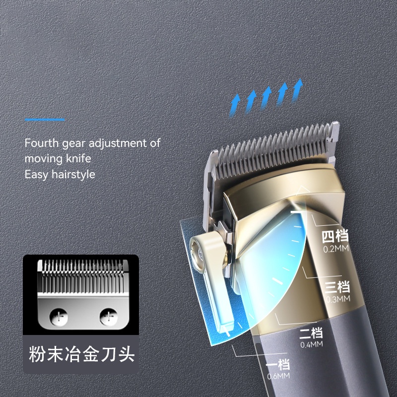 Tông đơ cắt tóc KEMEI không lõi có thể sạc lại tiện lợi