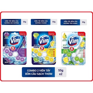 Combo 4 bịch viên tẩy bồn cầu Vim_ hongyen03