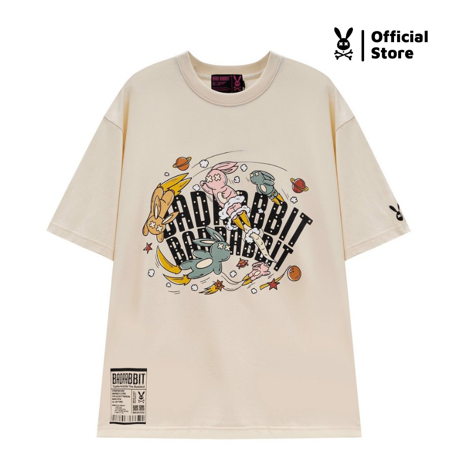 Áo Thun Unisex Bad Rabbit Rocket 100% Cotton - Local Brand Chính Hãng