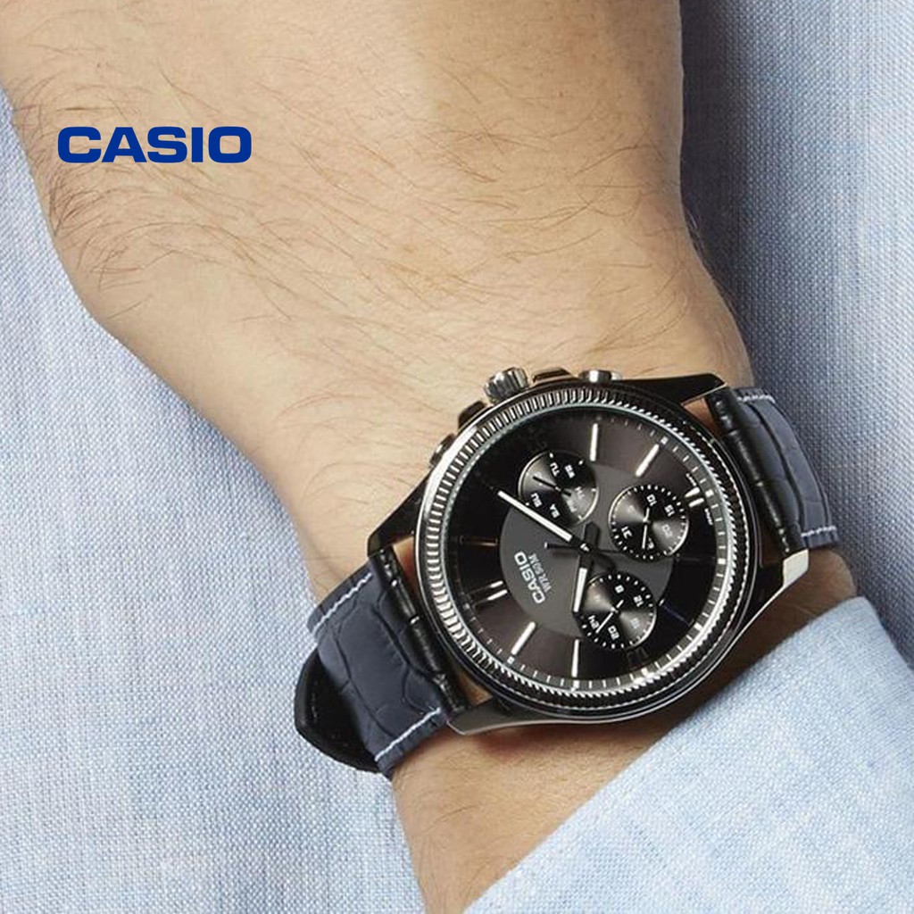 Đồng hồ nam CASIO MTP-1375L-1AVDF chính hãng - Bảo hành 1 năm, Thay pin miễn phí