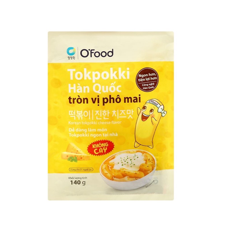 Bánh gạo tokpokki HQ gói 140g