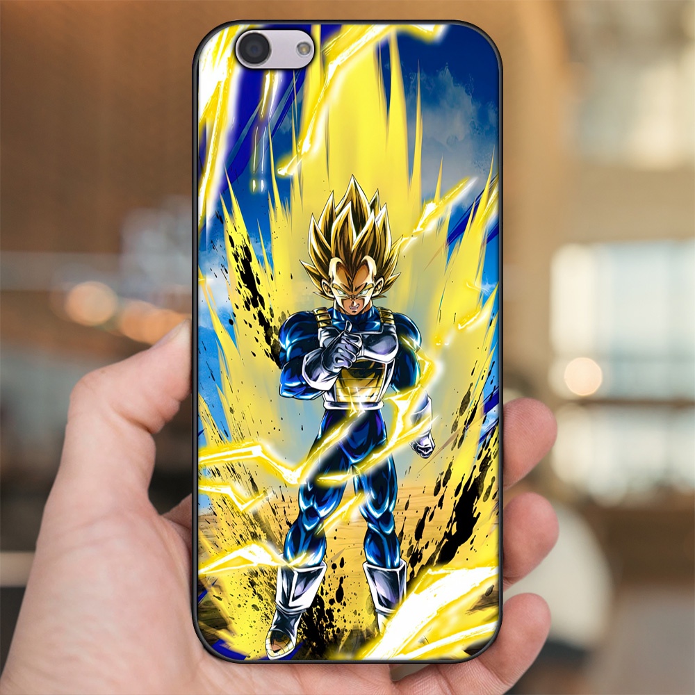 Ốp lưng Oppo F1s, F3, F3 Plus viền đen in hình Vegeta Dragon Ball