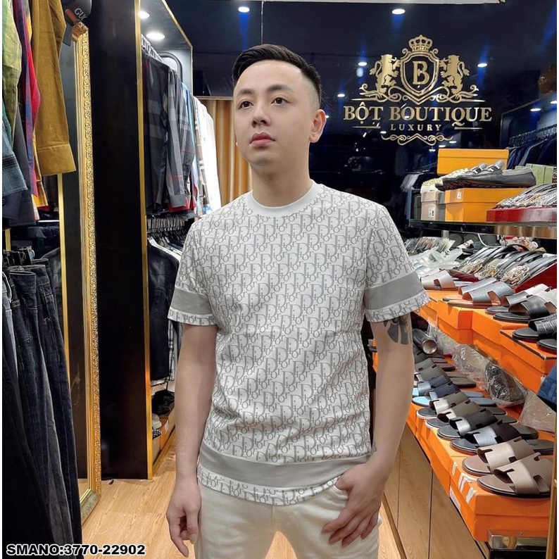 🔥MẪU MỚI⚜️áo thun nam dior in chìm nét từng cm___3770