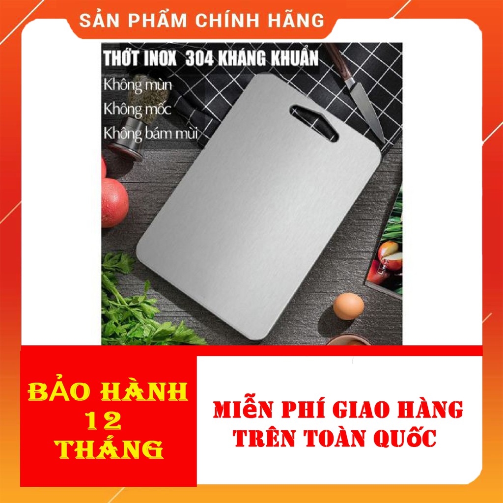 Thớt inox 304 cao cấp kháng khuẩn chống nấm mốc