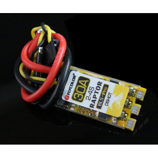 Mạch điều tốc không chổi than Flycolor Raptor BLS Pro BLHeli_S 30A DSHOT 2-4S