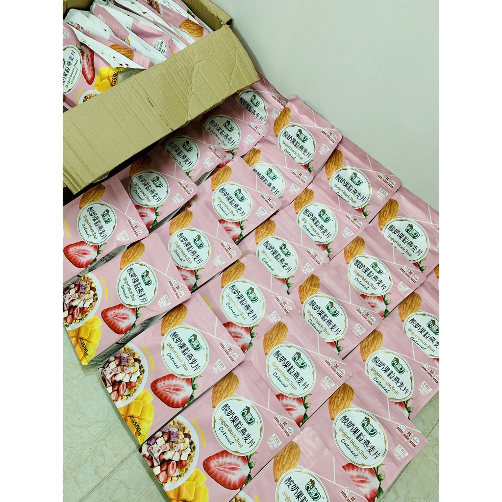 [GIẢM CÂN] Ngũ Cốc Sữa Chua 🌻 Mix Hạt 🌻 Hoa Quả Sấy Túi 500g | BigBuy360 - bigbuy360.vn