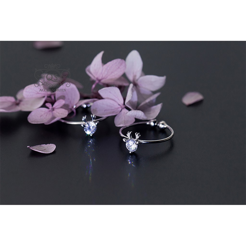 Nhẫn bạc 925 mèo nữ S925 CAT QA SILVER Ring RI221202