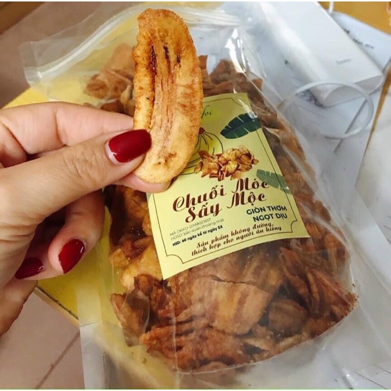 [Mã GROSALEHOT giảm 8% đơn 250K] Chuối Móc Sấy Mộc Gói 300Gam | BigBuy360 - bigbuy360.vn