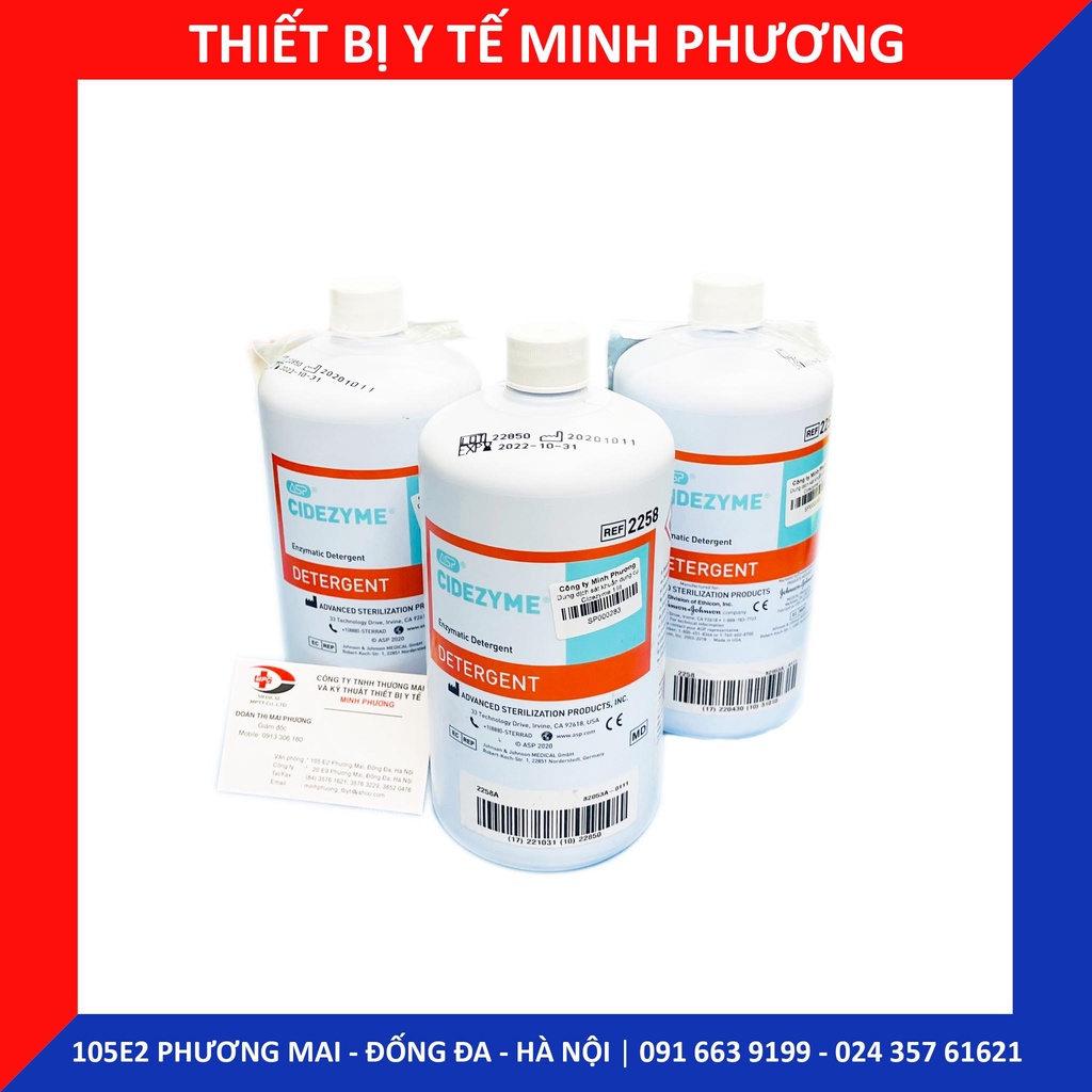 Dung dịch sát khuẩn dụng cụ Cidezyme 1 lít