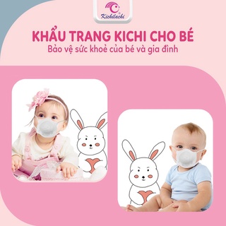 Khẩu trang gấu KICHI cho bé (Set 3 cái)