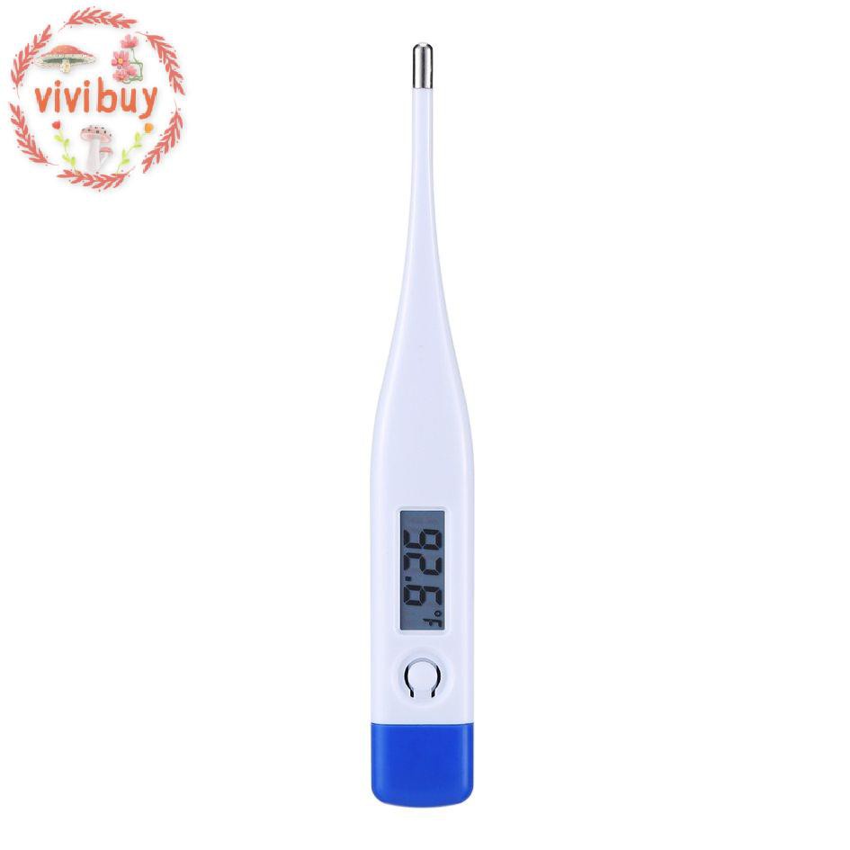 ✿vivi✿ 1 pcs Electronic thermometer Digital display lcd display Ming prompt and memory function measurement accuracy 