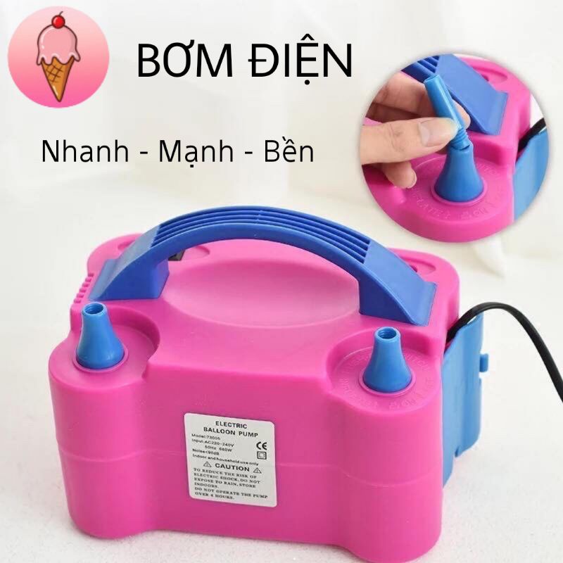 Bơm Bóng Bay Bằng Điện Siêu Nhanh Siêu Bền Trang Trí Sinh Nhật Đám Cưới - K82