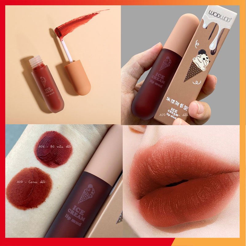 Son Kem Lì Wodwod Mềm Mịn Như Nhung Lâu Trôi Hàng Nội Địa Trung