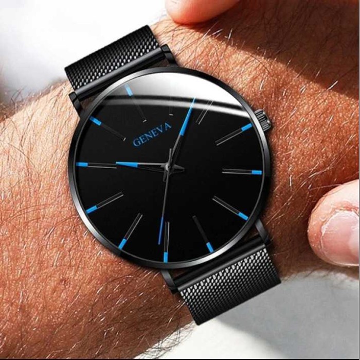 Đồng Hồ Đeo Tay Geneva Analog 9026 Thời Trang Chống Nước Cao Cấp Sang Trọng Cho Nam