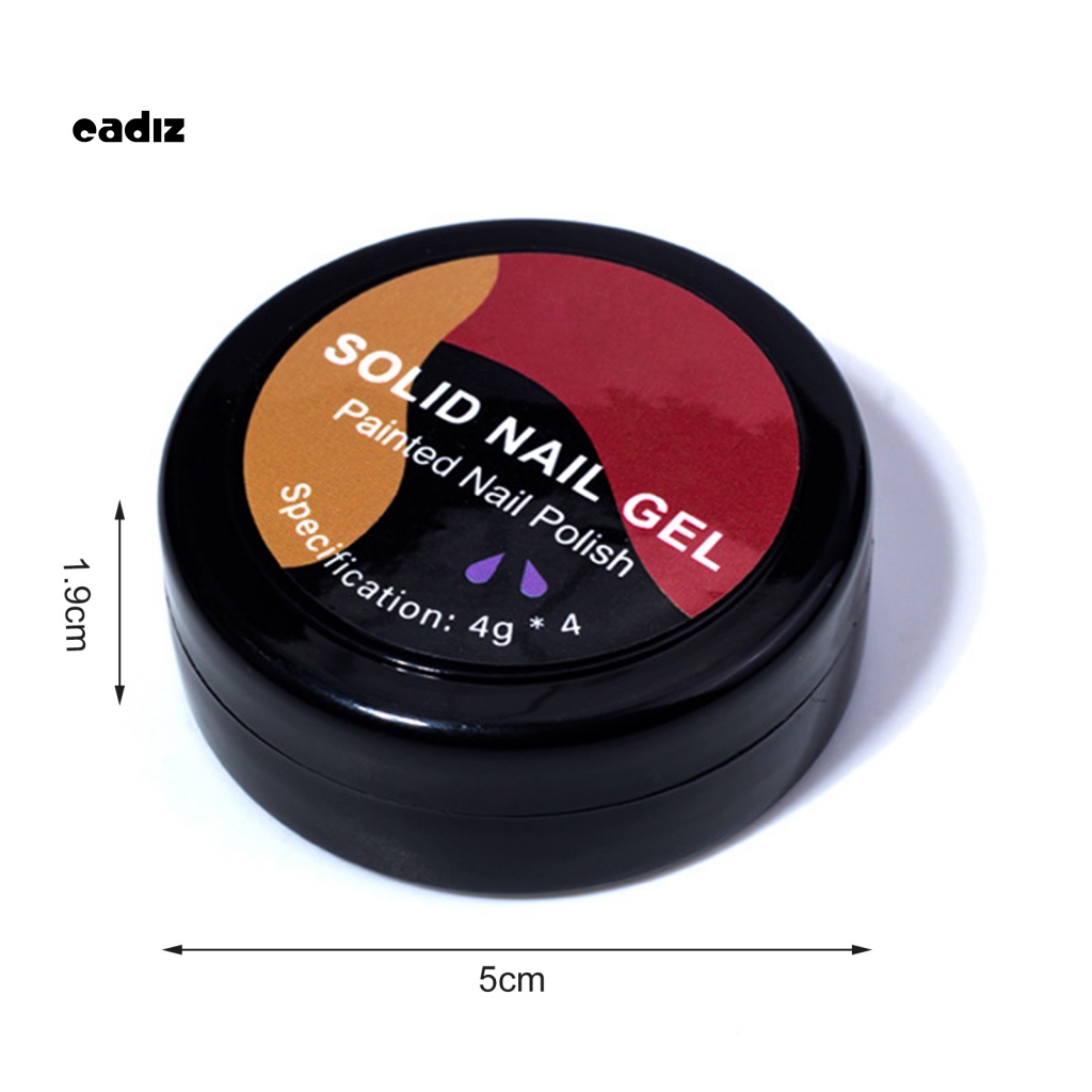 Bảng Màu Sơn Móng Tay 4 Màu Sắc Tùy Chọn