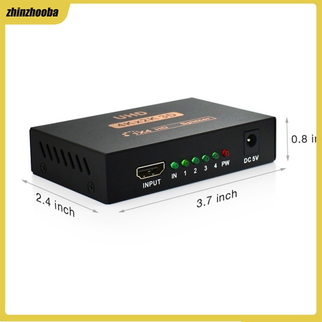 Bộ Chia Cổng Hdmi 4k 1x4 Full Hd 1080p Video Hdmi-compatible 1 Trong 4 Đầu Ra