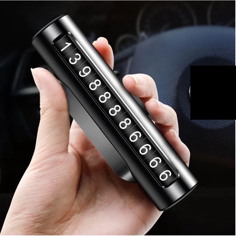 Bảng số điện thoại, hộp sdt để trên taplo ô tô, xe hơi