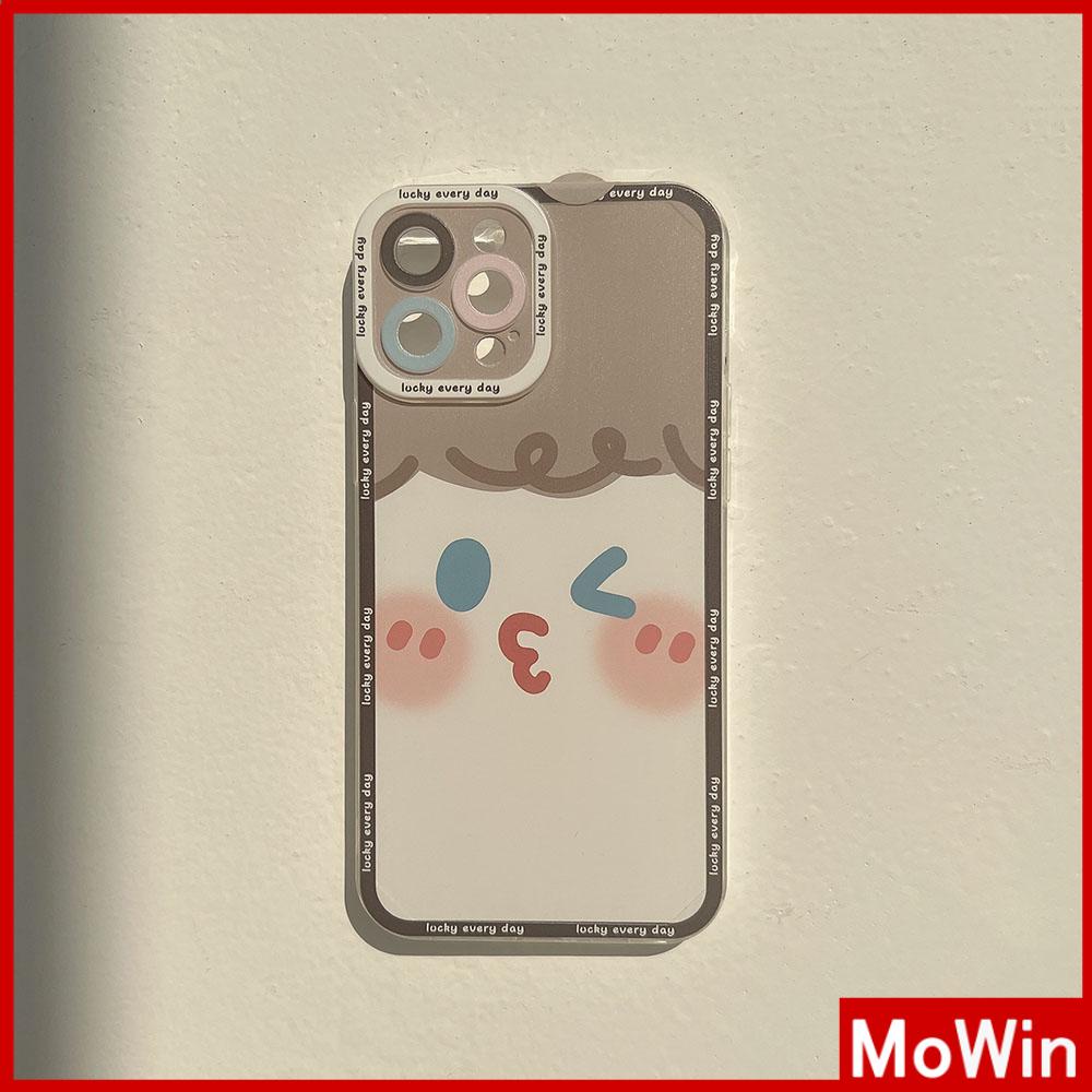 Ốp Điện Thoại Silicon Trong Suốt Viền Vuông Bảo Vệ Camera Chống Sốc Cho iPhone 13 Pro Max 12 Pro Max 11 7 Plus