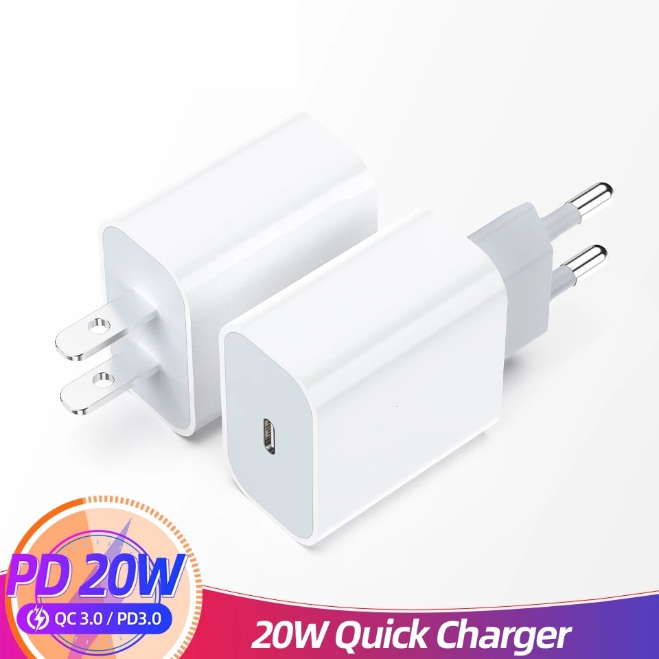 Bộ Sạc Nhanh Usb Type C 20w Cho IP12 Pro 8 Plus Xr Xs Max tablet táo Mini
