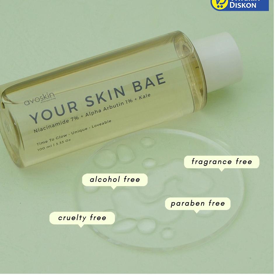 Giày thể thao Avoskin YOUR SKIN BAE SERIES TONER NIACINAMIDE 7% + ALPHA ARBUTIN 1% + KALE ⇡ | BigBuy360 - bigbuy360.vn