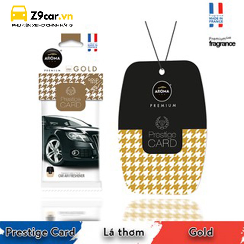 Nước hoa ô tô dạng xịt Aroma Car Prestige Spray 50ml - Tặng kèm lá thơm Prestige Card