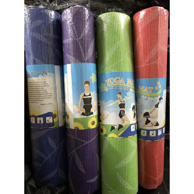 Thảm Tập Yoga PVC PROCARE dày 6cm tặng kèm túi đựng cao cấp 50k