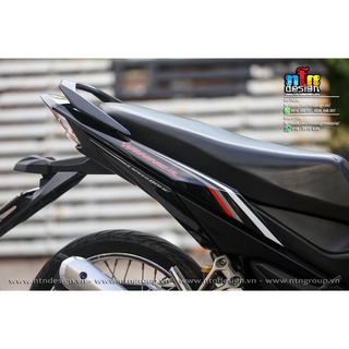 Tem Rời Dán Xe Winner V1 Mẫu GTR Đen Đỏ Trắng Cực Chất, Hàng 3 Lớp Chất Lượng Cao