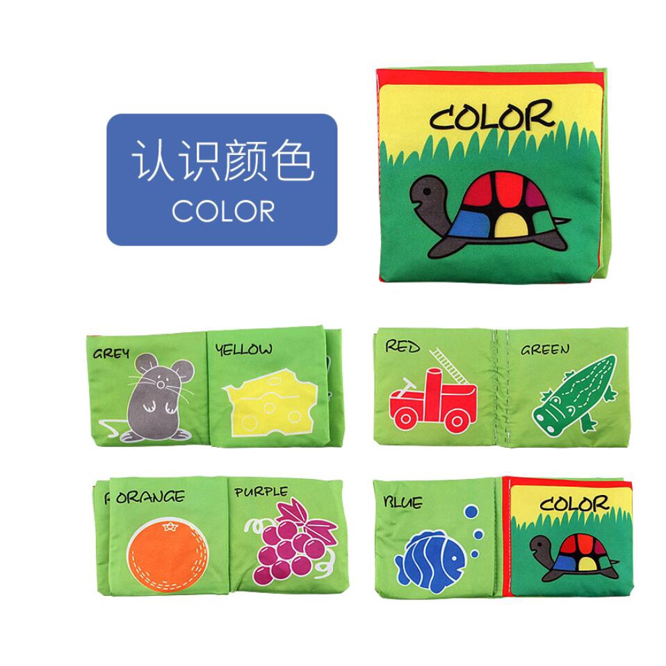 [COD] Soft Cloth Books for Children's Cognitive Education Suitable for 1-6 Years Old Baby Toys Learning Puzzles