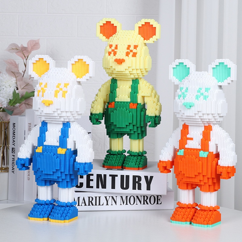 Bộ Đồ Chơi Lắp Ráp Hình Chú Gấu Xinh Xắn Dành Cho Bé