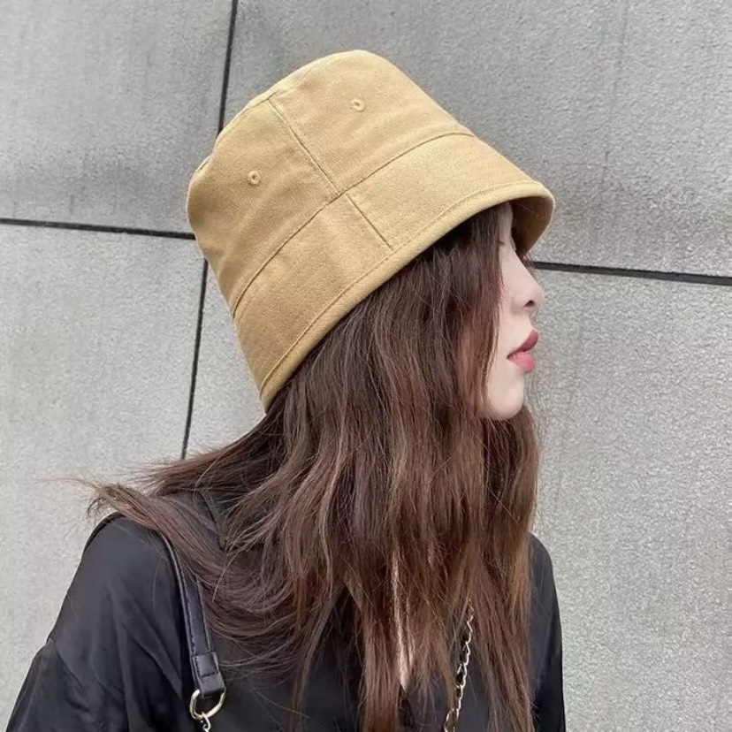 Mũ Nón bucket, tai bèo vành cụp form unisex nam nữ phong cách ulzang màu đen  - N22