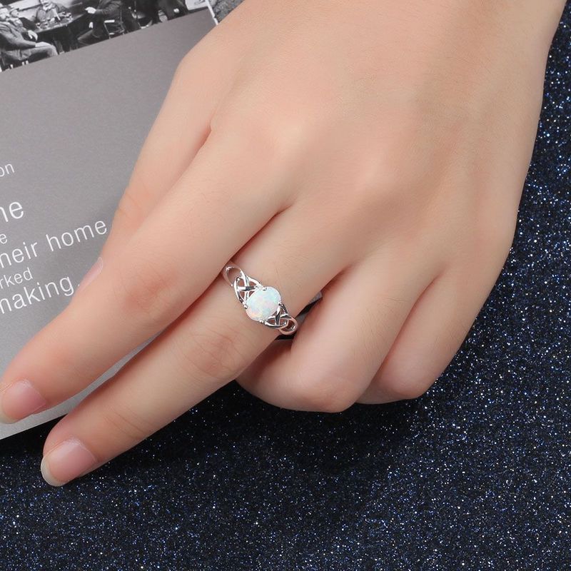 Mặt Dây Chuyền Đá Opal Cao Cấp Thời Trang Cho Nữ