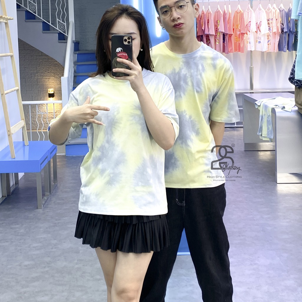 Áo Thun T Shirt Nữ Hàng Hiệu Form Rộng Basic Đẹp Vải 4 Chiều