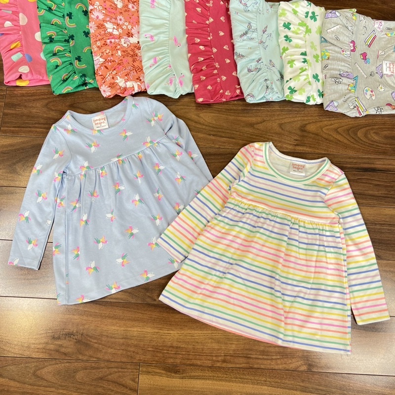 VÁY DÀI TAY CHO BÉ GÁI