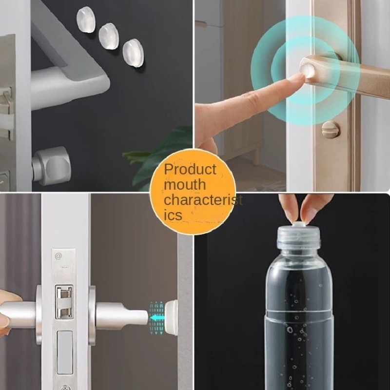 Set 6/50 miếng đệm silicone trong suốt chống trượt giảm tiếng ồn đa ứng dụng