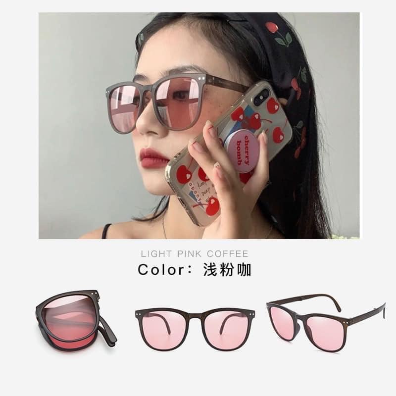 Kính gấp gọn chống tia UV kèm hộp hottrend