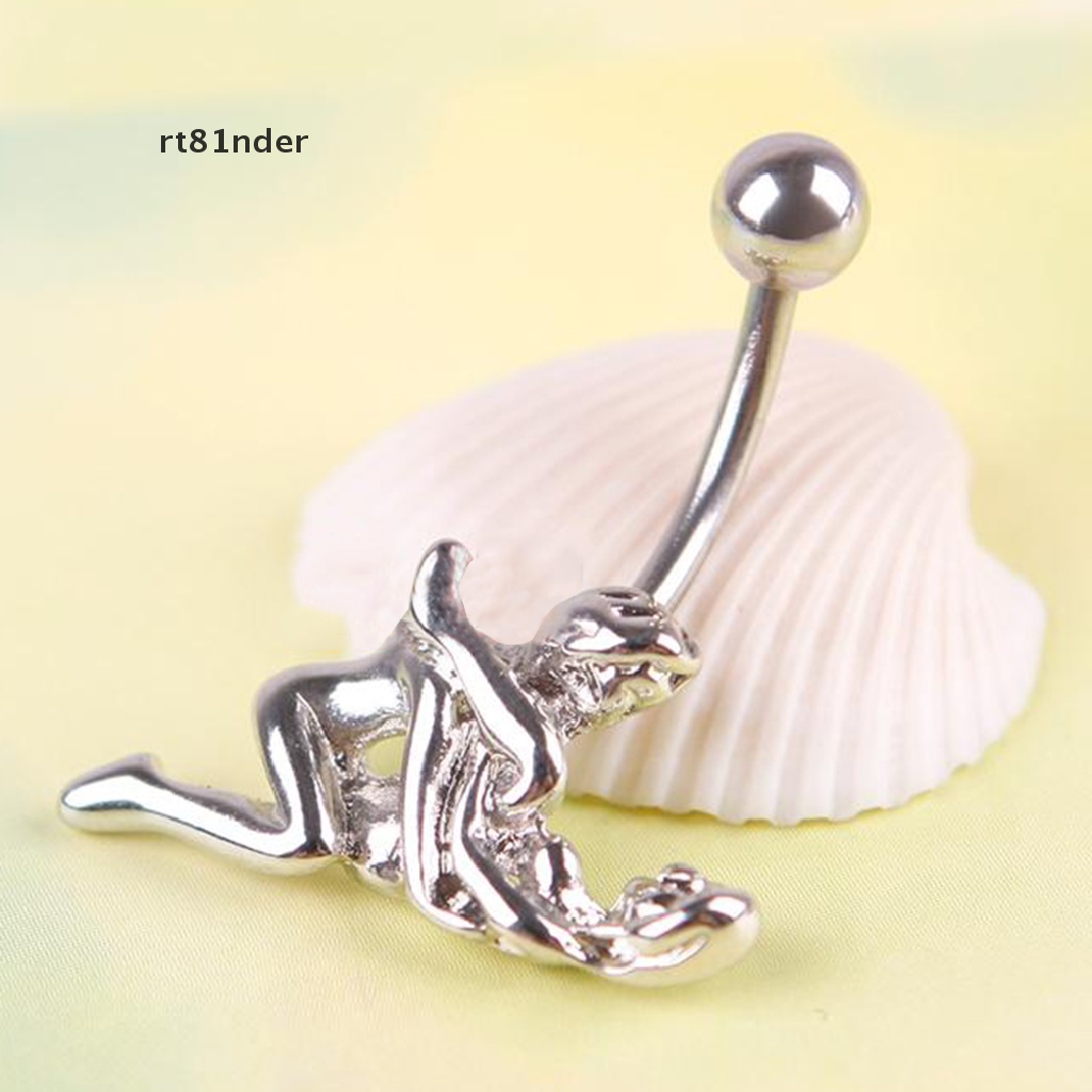 Khuyên Rốn Đính Đá Hình Trái Tim Thời Trang Gợi Cảm