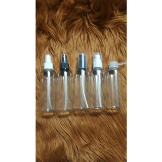 Chai Xịt Phun Sương Ấn Giọt Nắp Bật 100ml trong chai lọ nhựa chiết mỹ phẩm du lịch